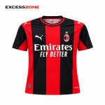 AC Milan Retro Home Jersey – Red & Black Bwin Edition